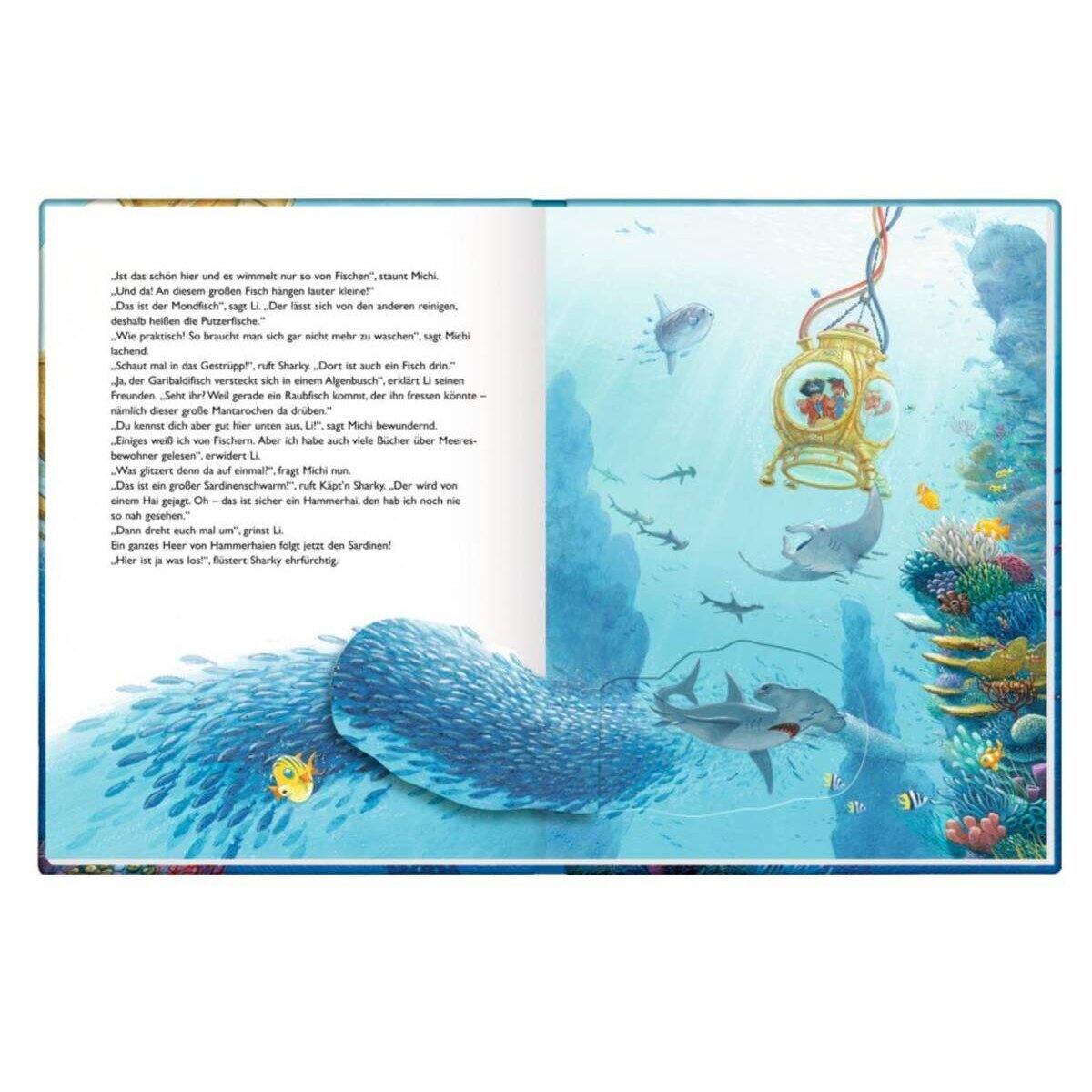 Coppenrath Verlag Käpt'n Sharky und der Schatz in der Tiefsee