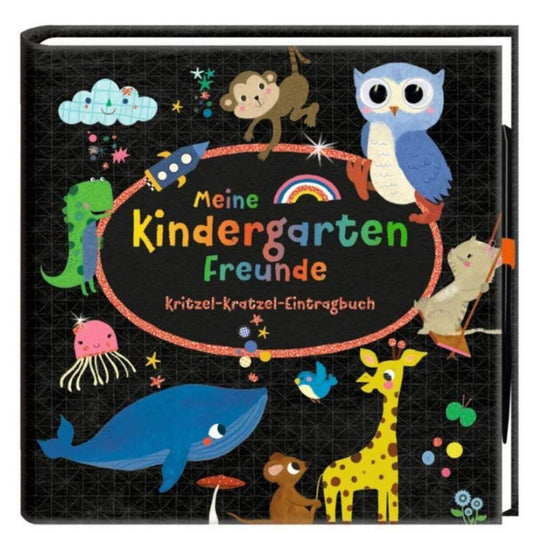 Coppenrath Verlag Meine Kindergartenfreunde - Kritzel-Kratzel-Eintragbuch