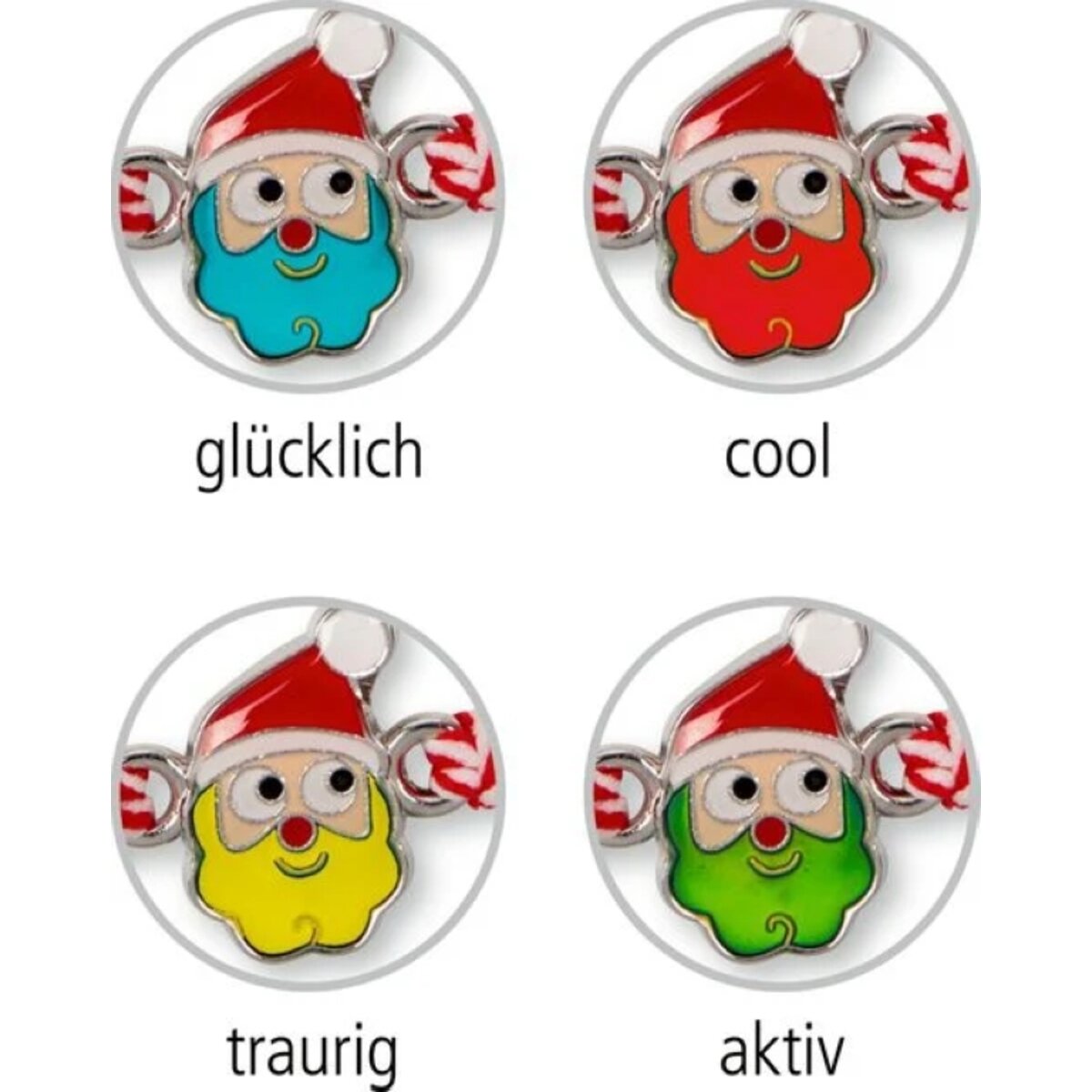 Coppenrath Verlag Stimmungsarmband - Winterzauber im Weihnachtswald, 1 Stück, 3-fach sortiert