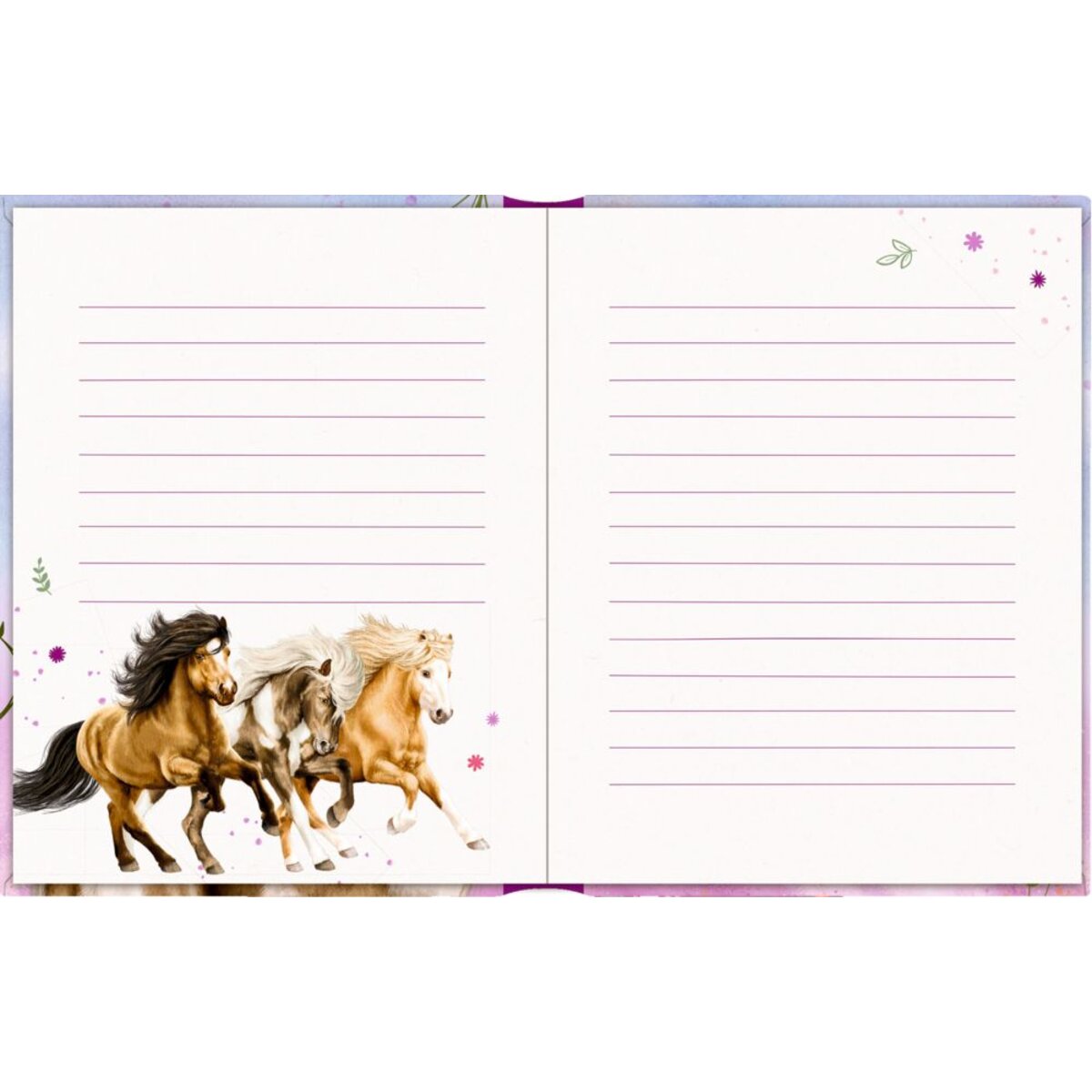 Coppenrath Verlag Tagebuch: Pferdefreunde - Mein Tagebuch (Wendepailletten)