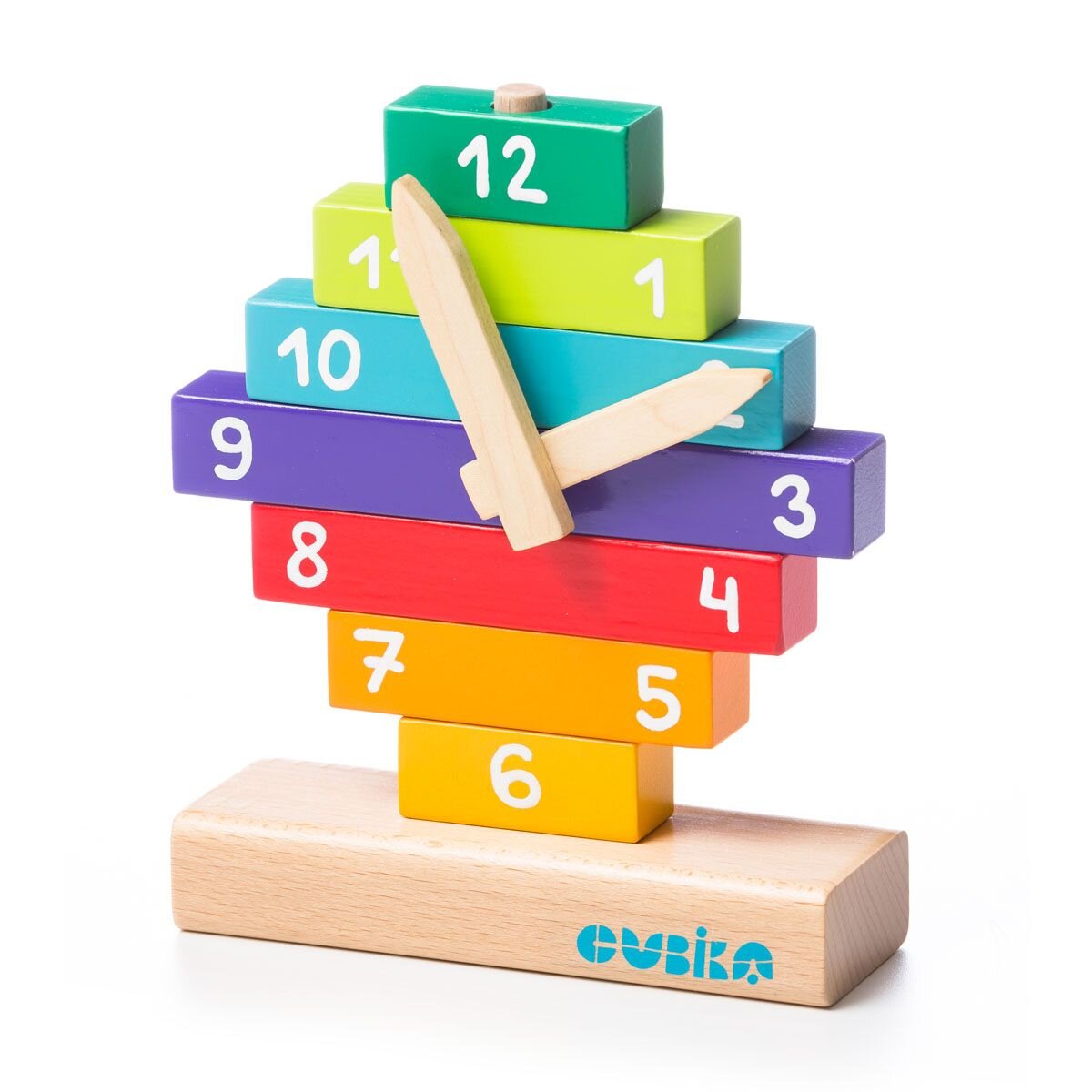Cubika Holzbaukasten «die Uhr»