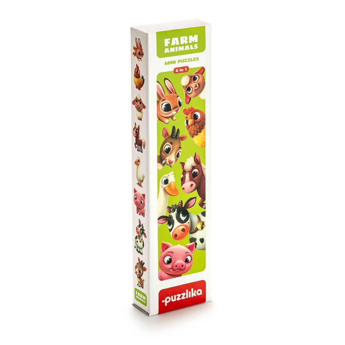 Cubika Puzzle 8 in 1 «Bauernhoftiere» 16 Teile