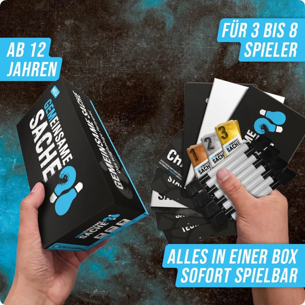Denkriesen PARTYFIEBER - GEMEINSAME SACHE "Das waghalsige Partyspiel"