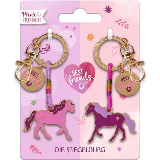 Die Spiegelburg Freundschafts-Anhänger Best friends - Pferdefreunde