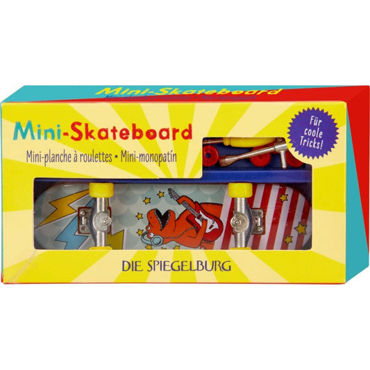 Die Spiegelburg Mini-Skateboard - Bunte Geschenke, 1 Stück, 2-fach sortiert