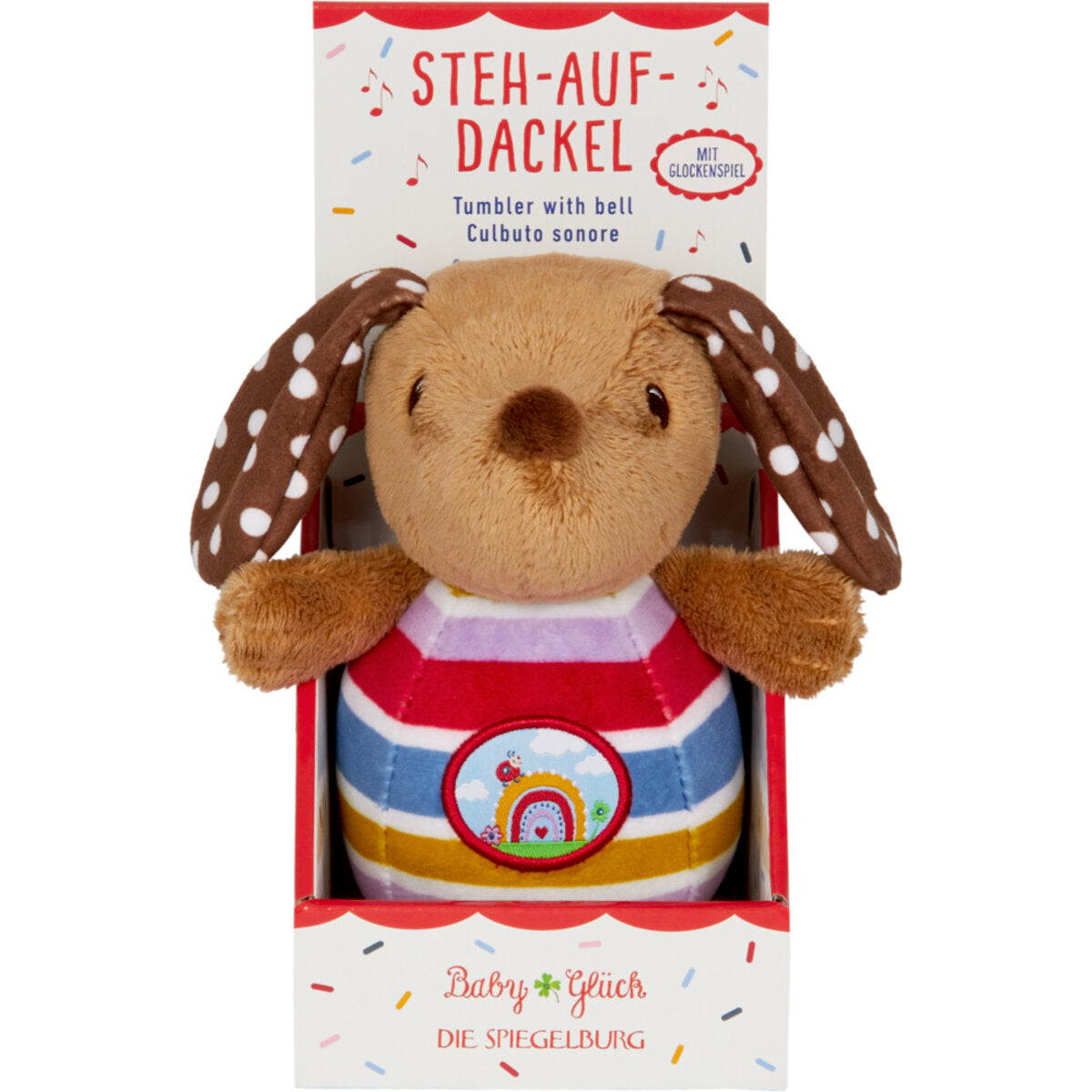 Die Spiegelburg Steh-auf-Dackel mit Glockenspiel - BabyGlück