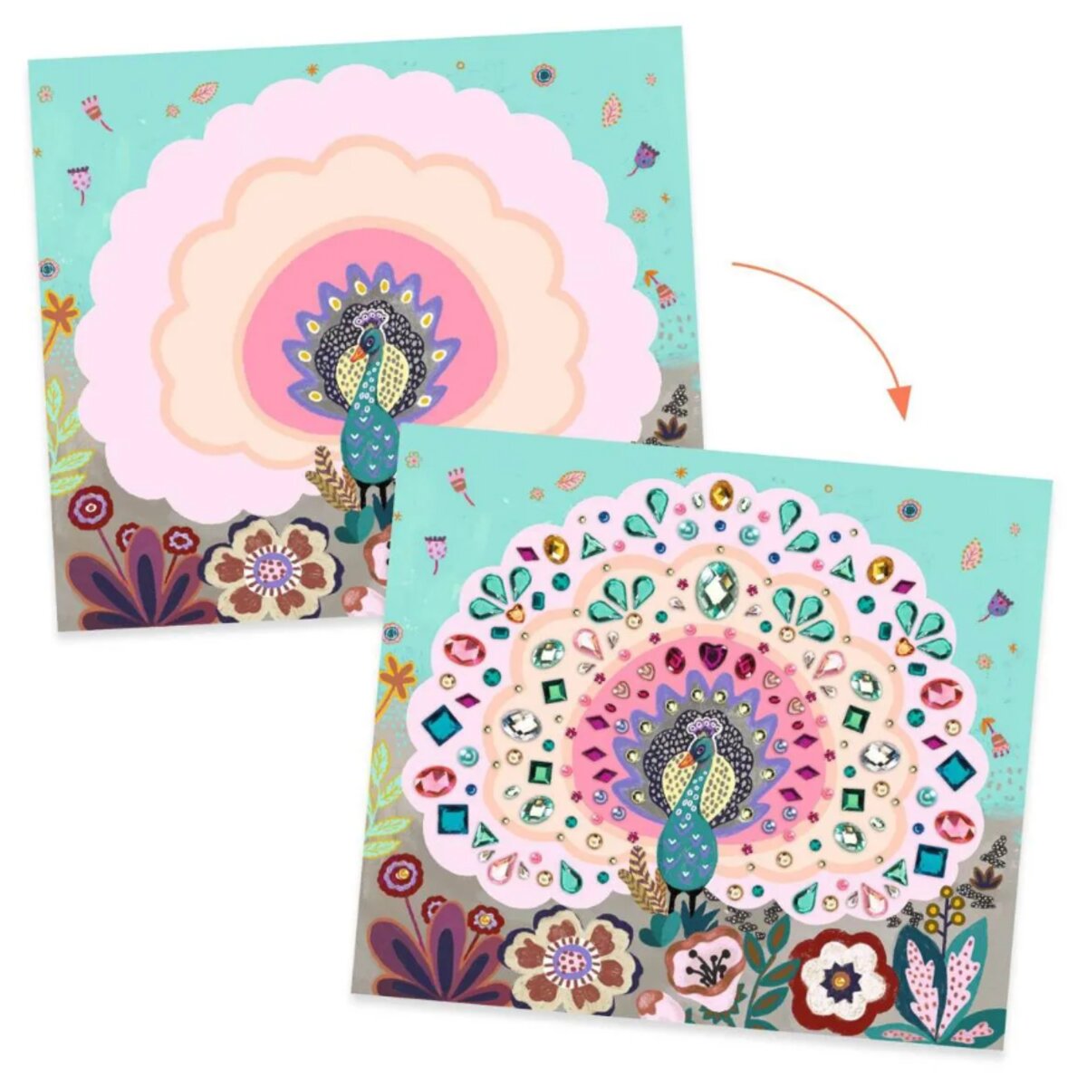 Djeco Artistic Strass: Wilde Schönheit