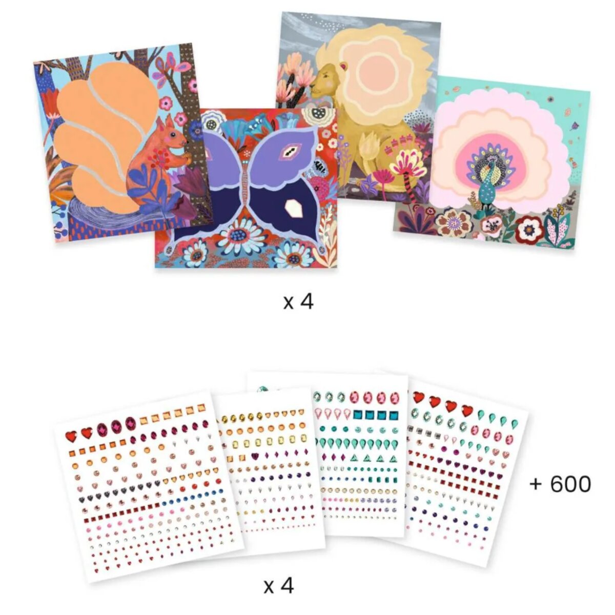 Djeco Artistic Strass: Wilde Schönheit