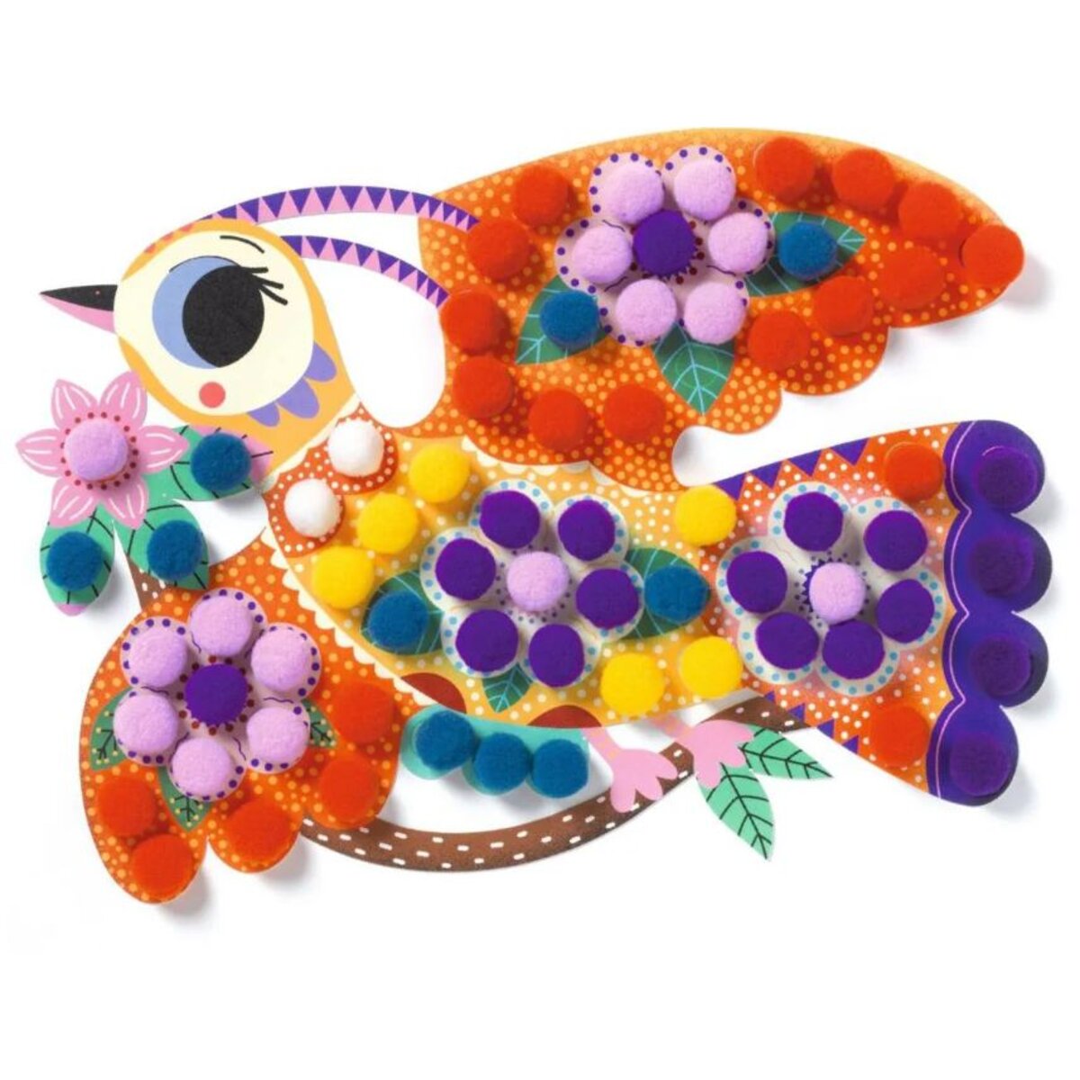 Djeco Bastelpackung 3-6: Vögel