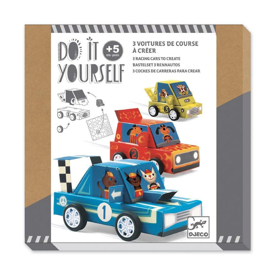 Djeco DIY: Rennautos Grand Prix