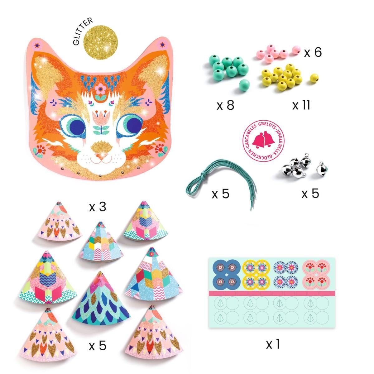 Djeco DIY: Windspiel Kitty