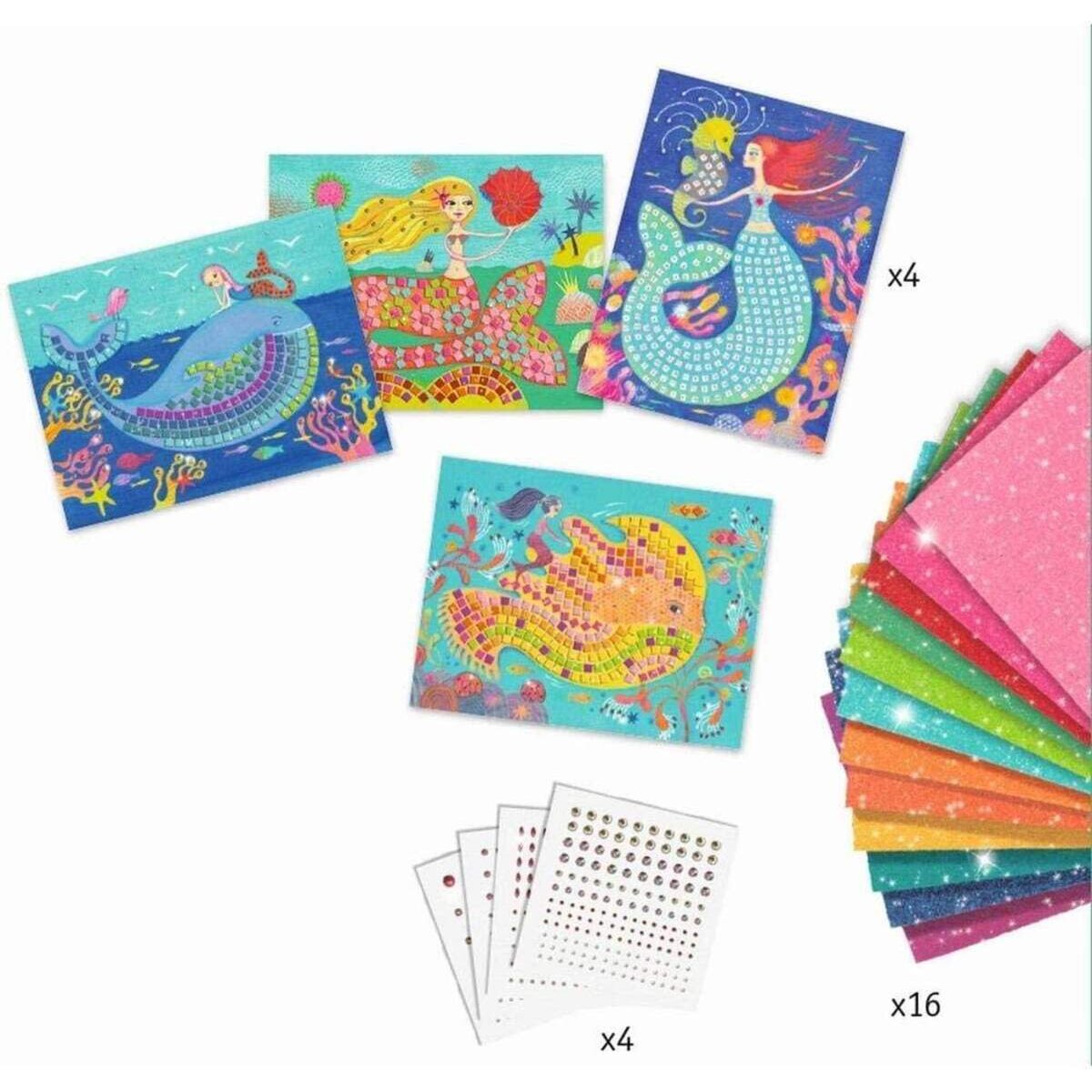 Djeco Mosaik Glitzer: Der Gesang der Meerjungfrauen