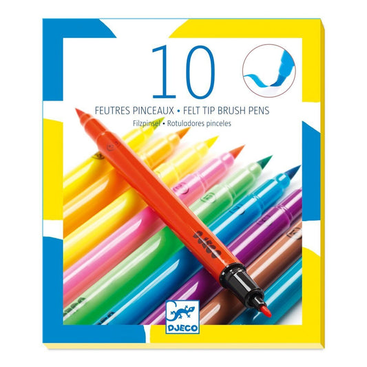 Djeco Farben: 10 Filzstifte Pop