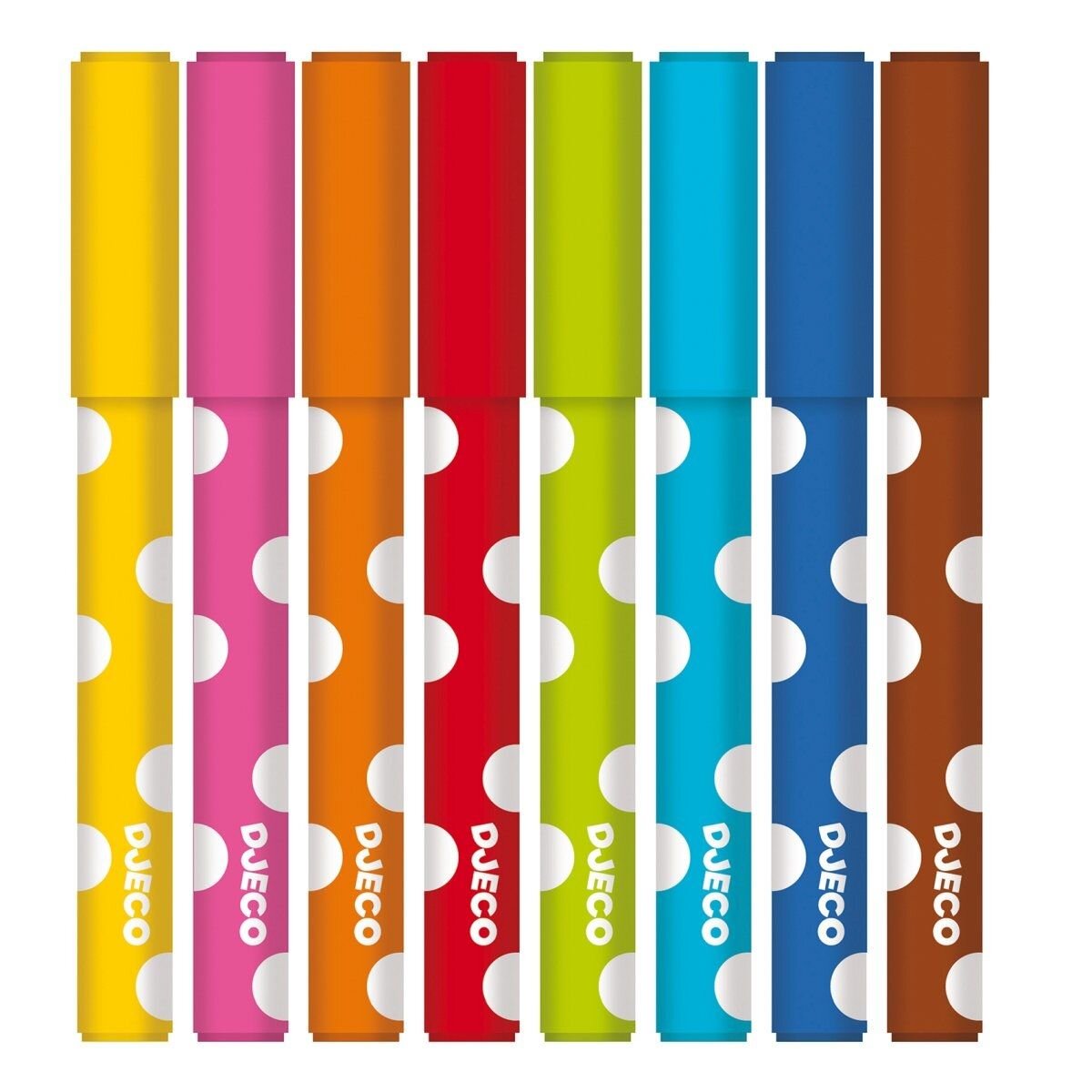 Djeco Farben: 8 dicke Filzstifte