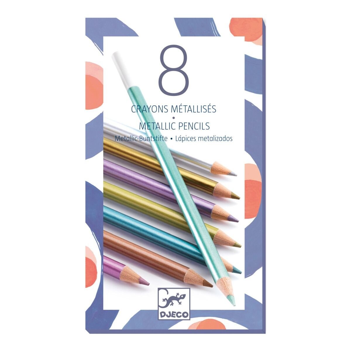 Djeco Farben: 8 Metallische Stifte
