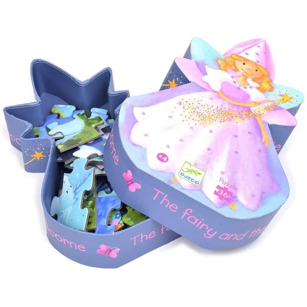 Djeco Puzzle: Fee & Einhorn - 36 Stk. *