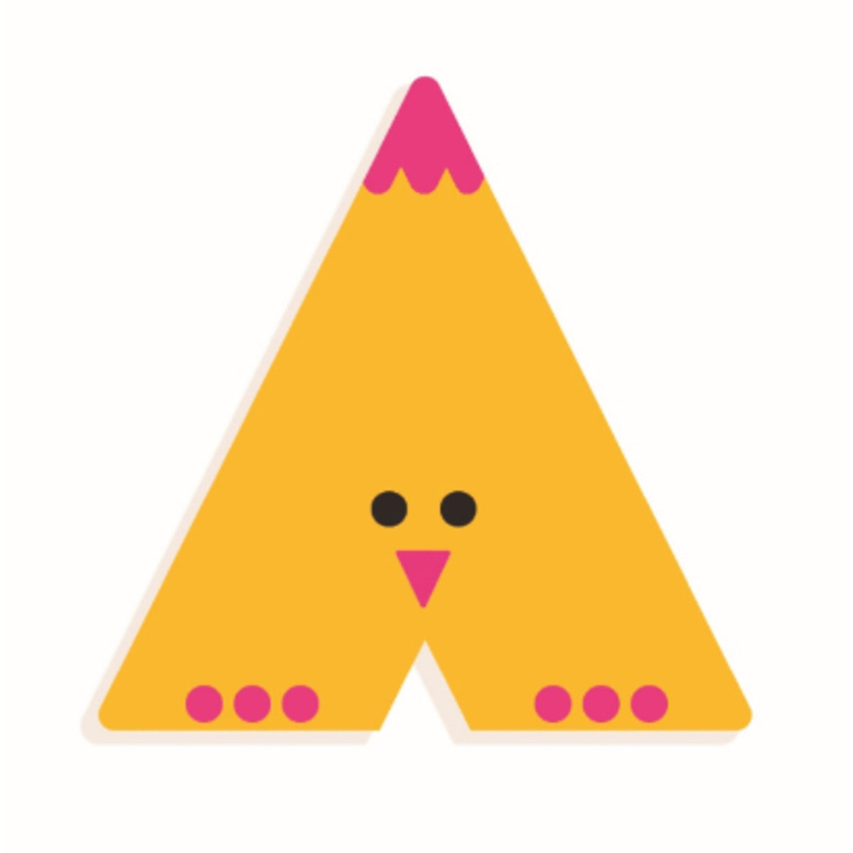 Djeco Holzbuchstabe - A, Stück, 2-fach sortiert