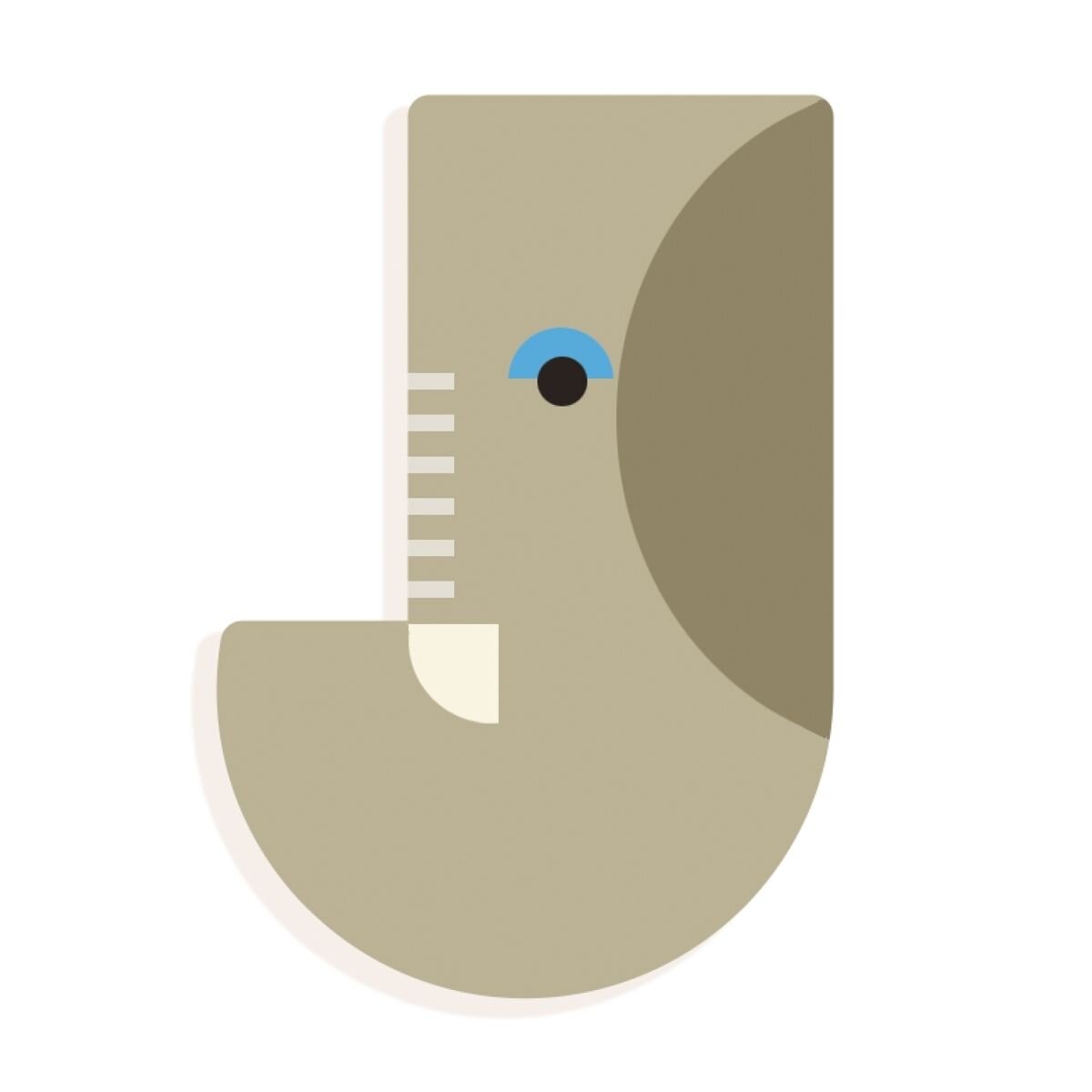 Djeco Holzbuchstabe - J