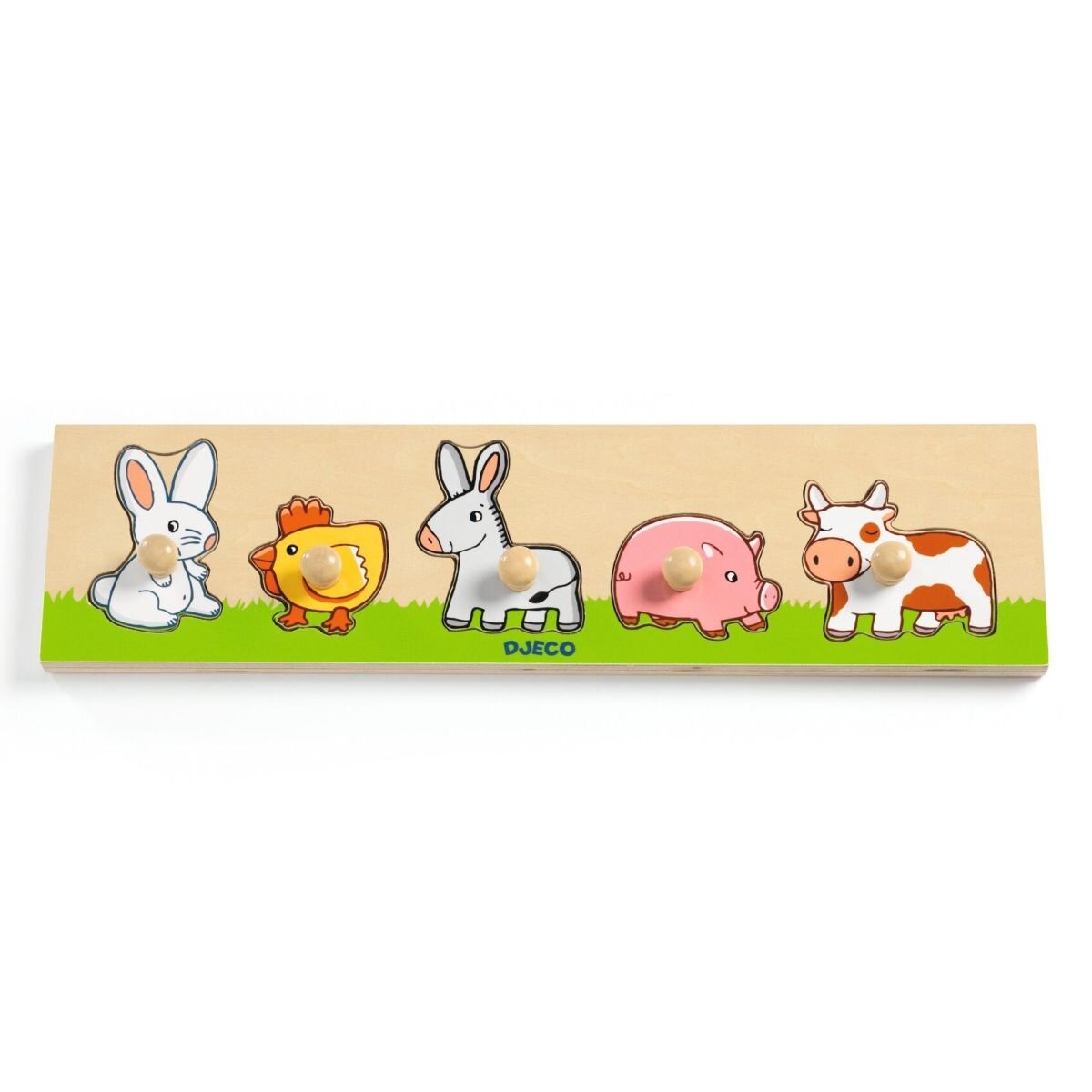 Djeco Holzpuzzle: Farm'n'co