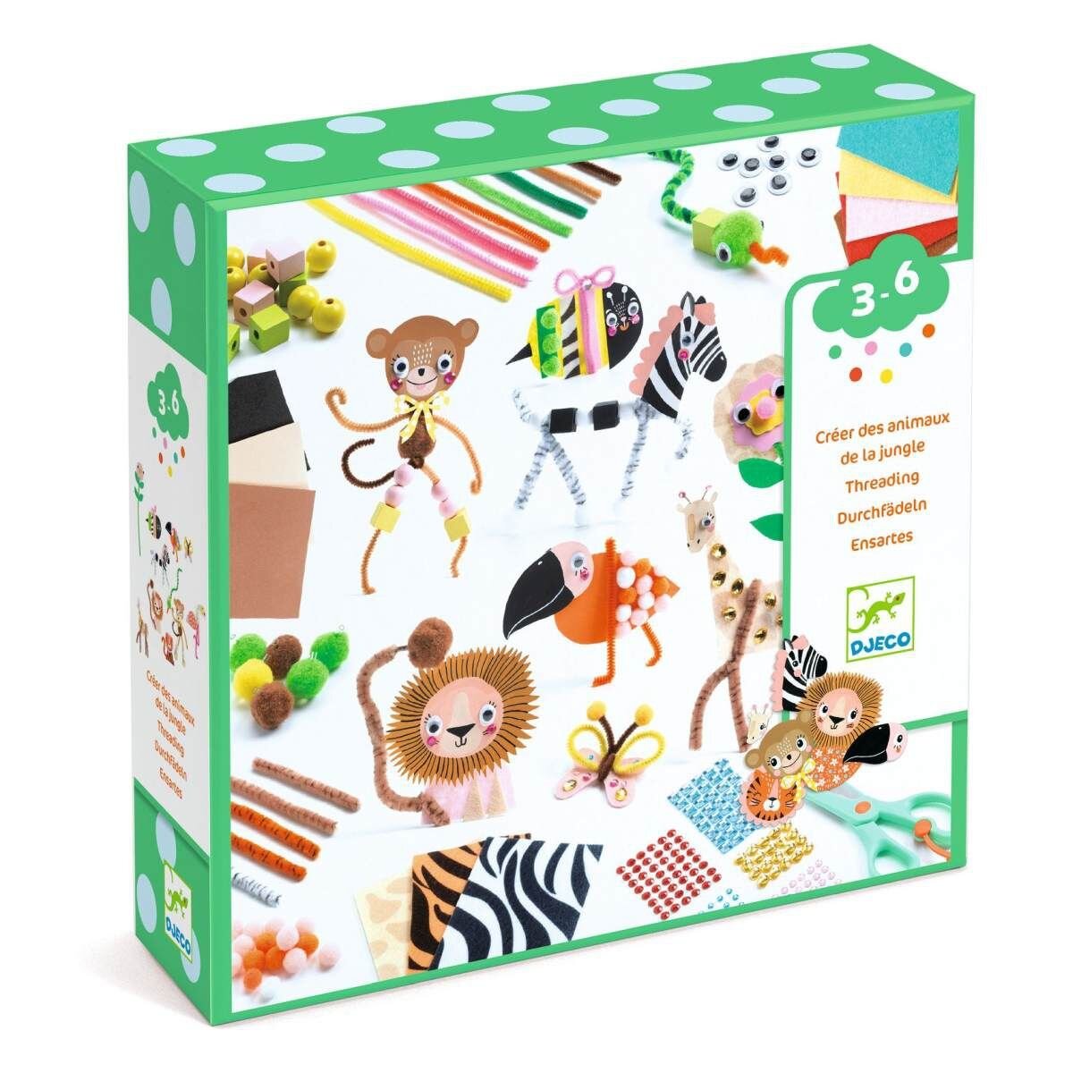 Djeco Kreativbox Dschungeltiere