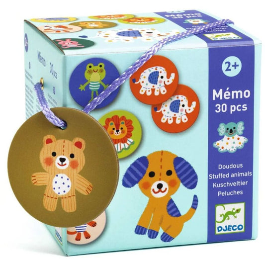 Djeco Lernspiel: Memo Kuscheltiere