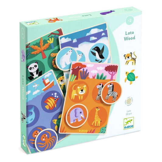 Djeco Lernspiele: Loto Wood