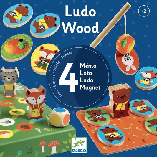 Djeco Lernspiele: Ludo Wood