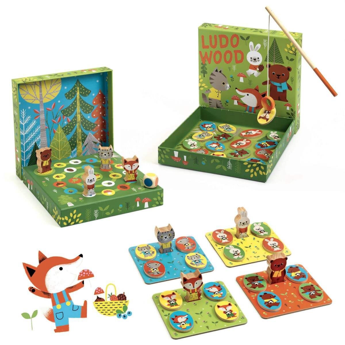 Djeco Lernspiele: Ludo Wood