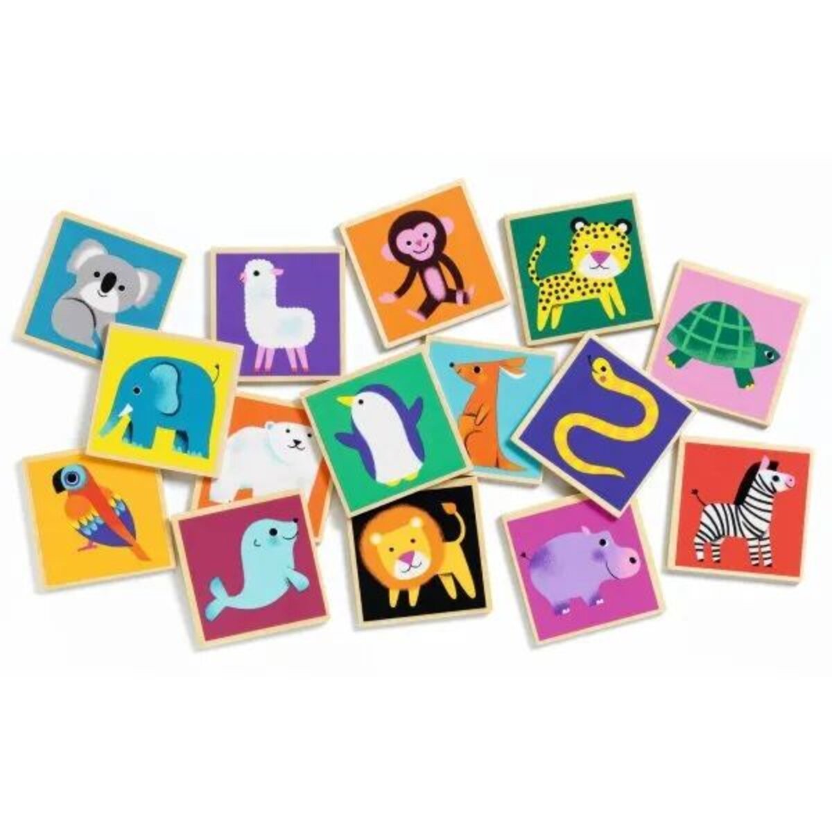 Djeco Lernspiele: Memo Wood