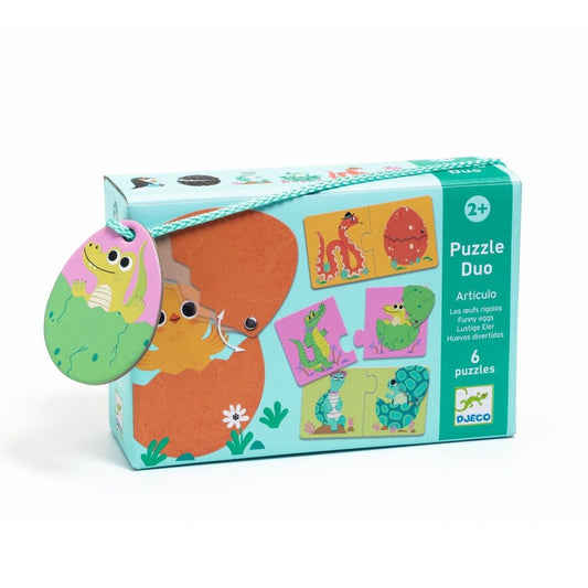 Djeco Lernspiele: Puzzle duo: Eier