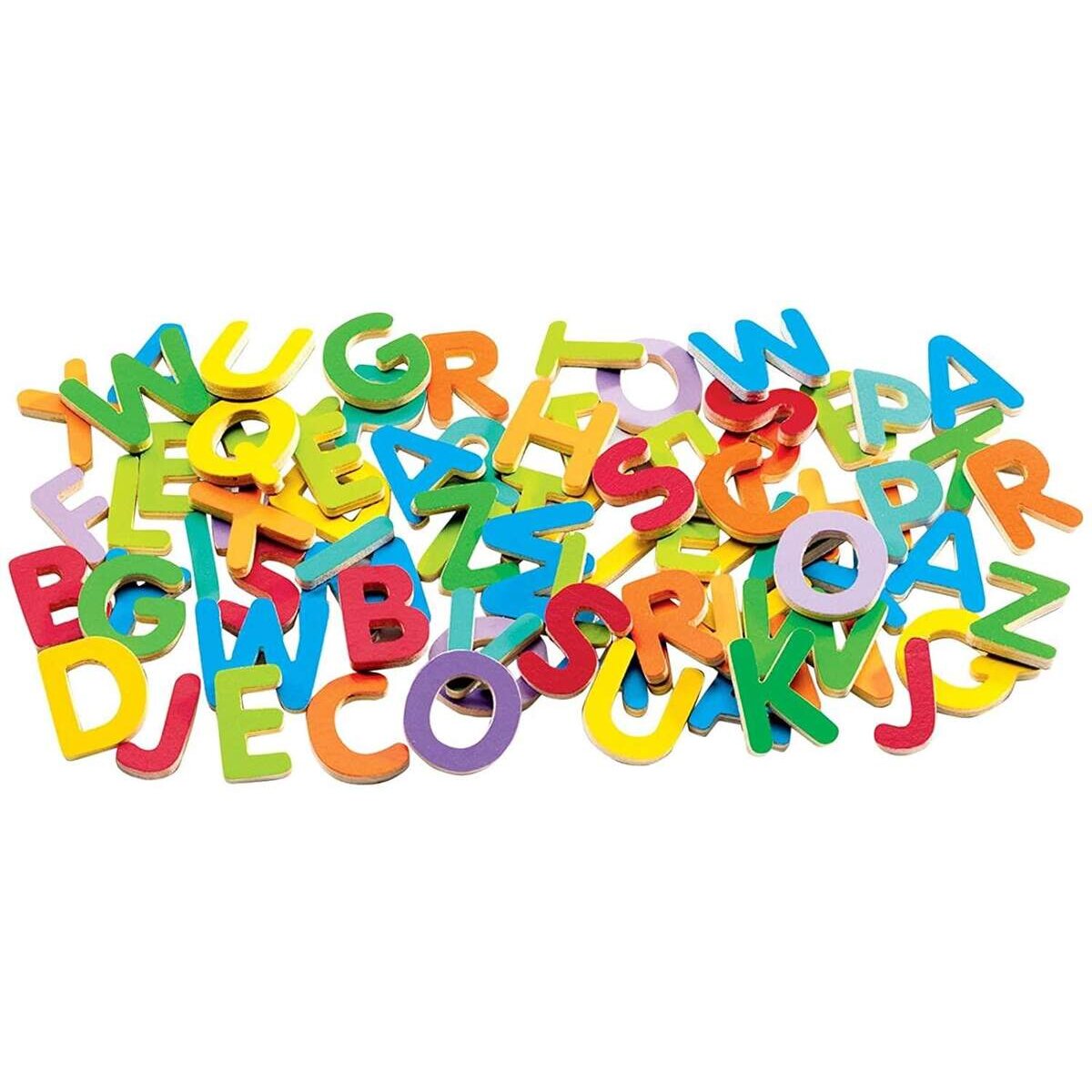 Djeco Holz Magnete: 83 small letters