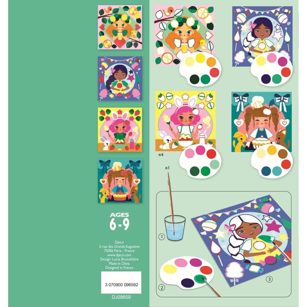 Djeco Malbuch: Snacktime