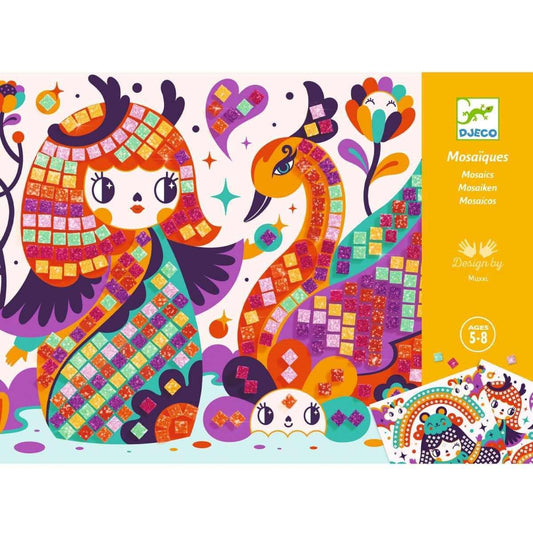 Djeco Mosaike: Glitzer Kokeshi
