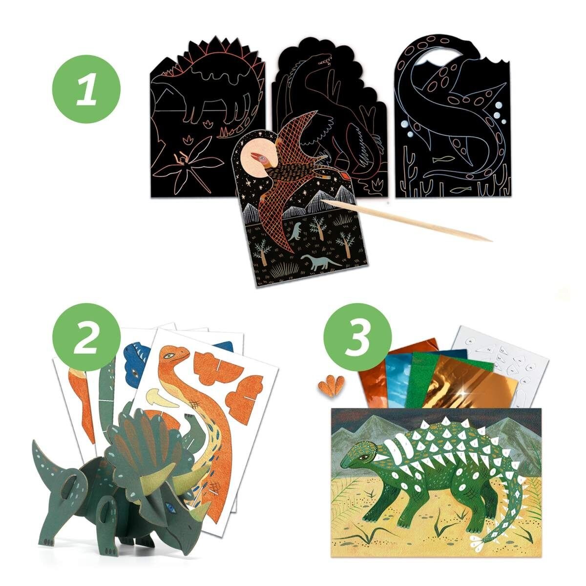 Djeco Multi-Activity Kit: Dinosaurier