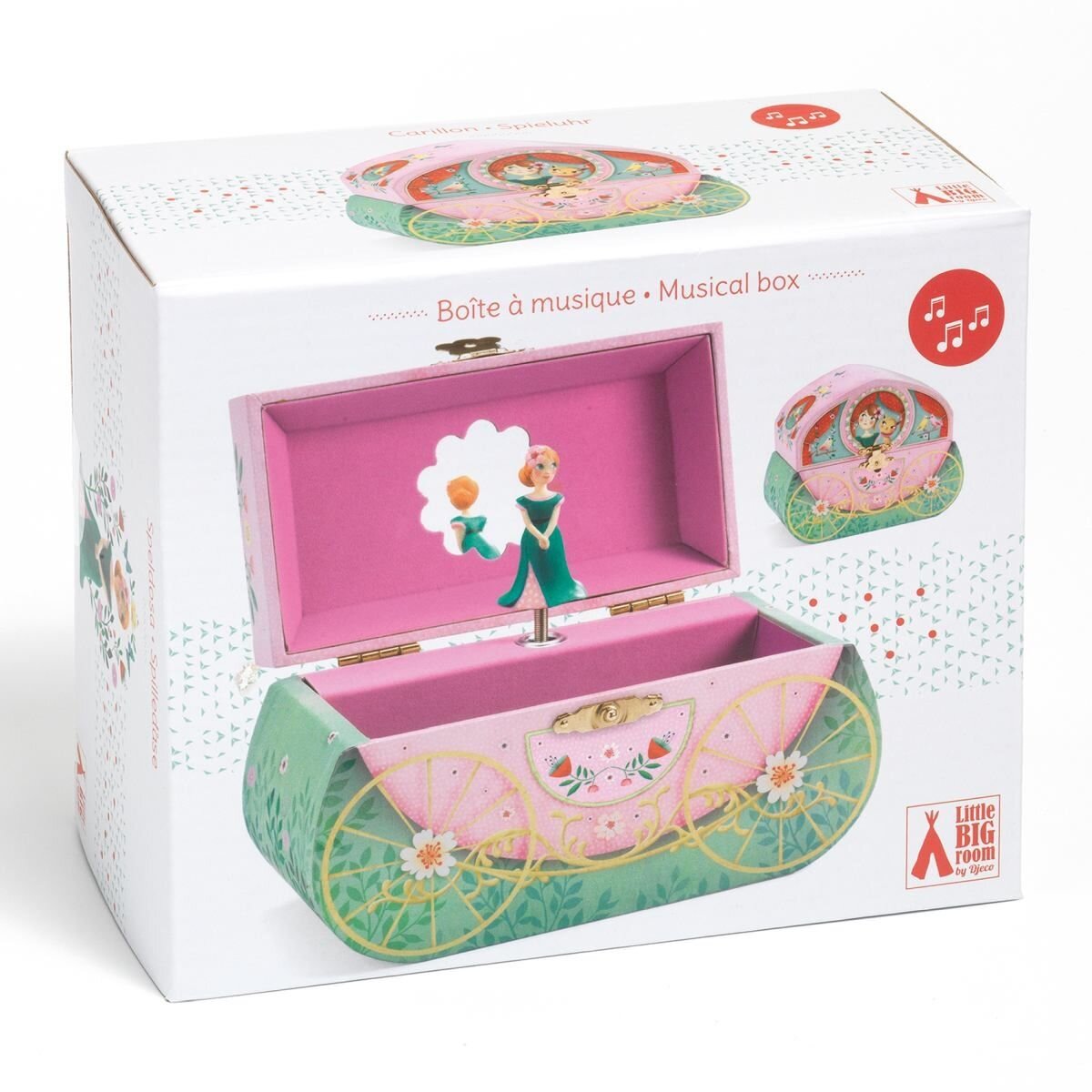 Djeco Musik Schmuckkästchen: Die Kutschfahrt