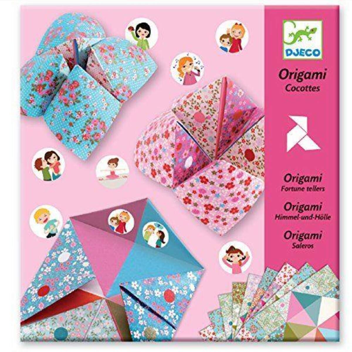 Djeco Origami: Himmel und Hölle Blumen