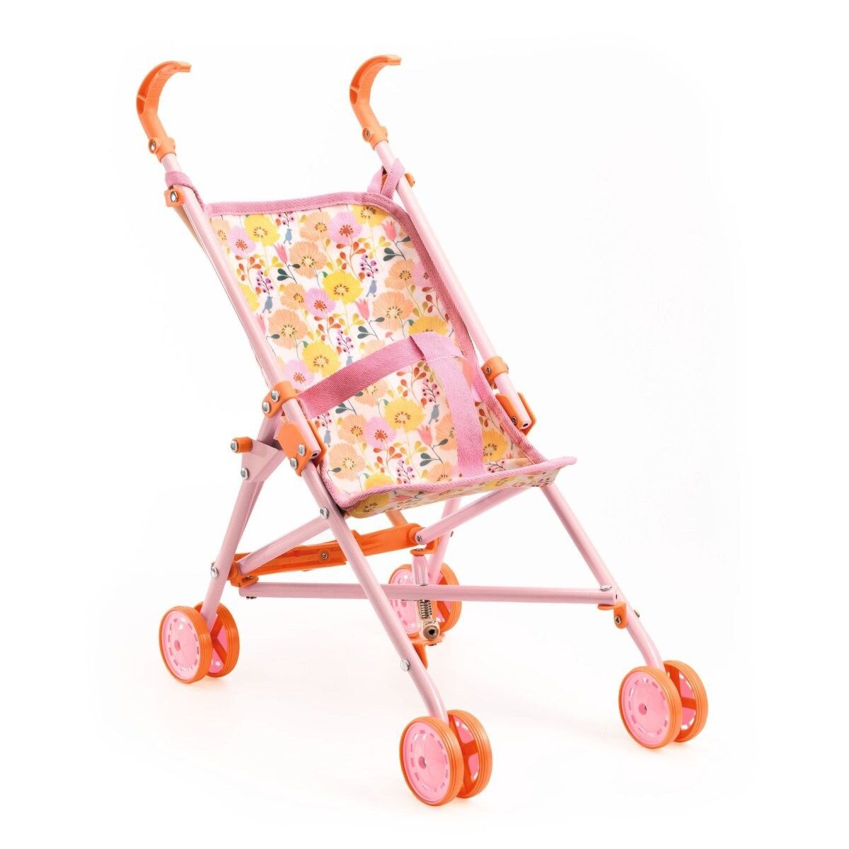 Djeco Puppenwagen Flowers - 54 cm
