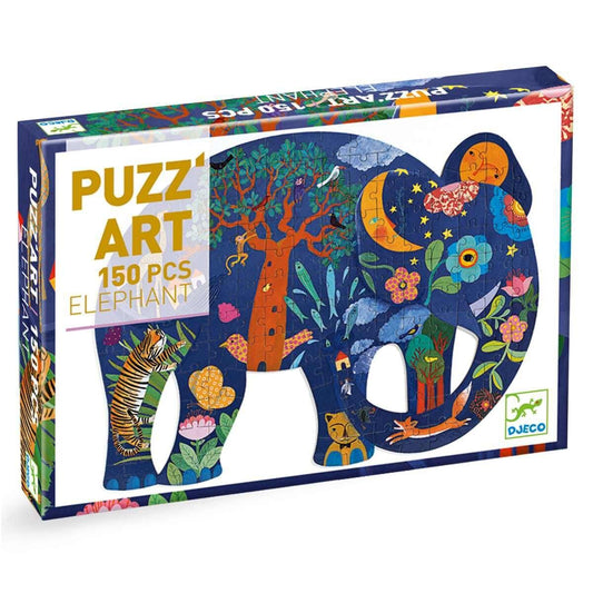 Djeco Puzz'art: Eléphant, 150 Teile