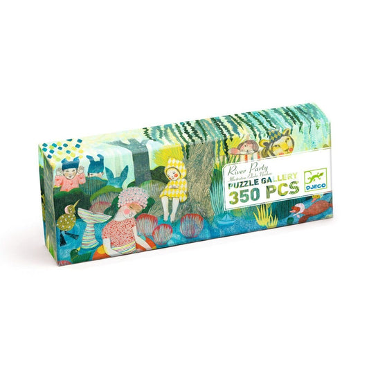 Djeco Puzzle Gallerie: River Party, 350 Teile