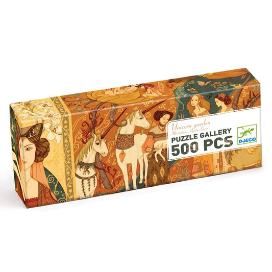 Djeco Puzzle Gallerie: Unicorn Garden, 500 Teile