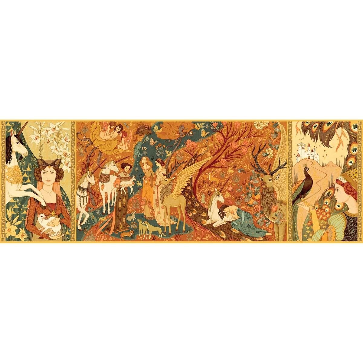 Djeco Puzzle Gallerie: Unicorn Garden, 500 Teile