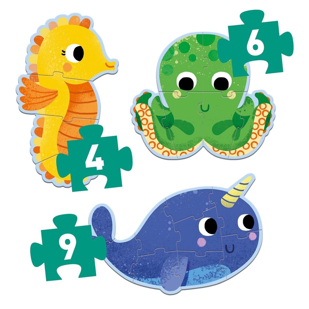 Djeco Puzzle: Im Meer, 19 Teile