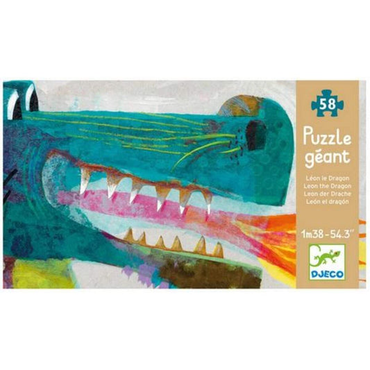 Djeco Bodenpuzzle: Leon der Drachen - 58 Stk.