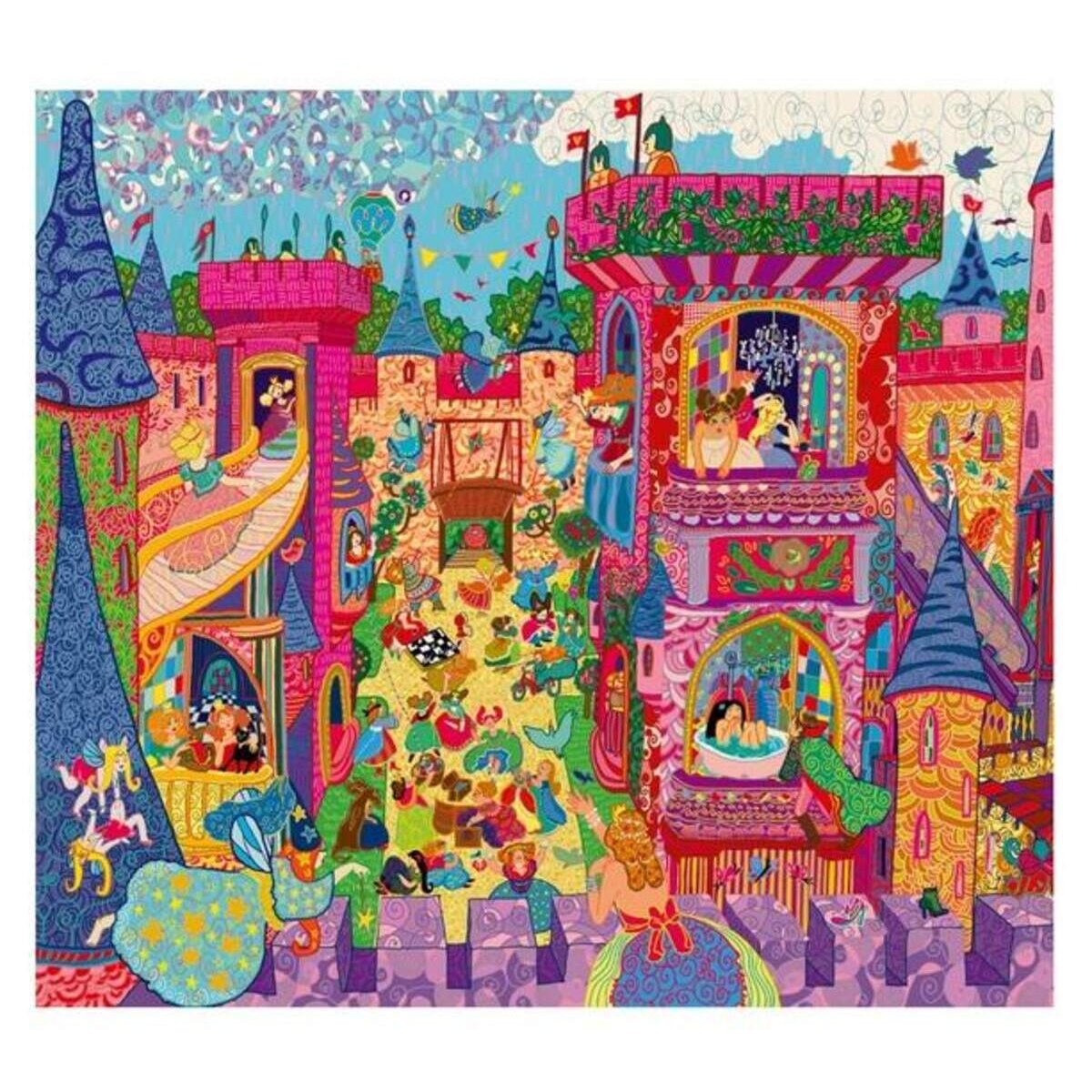 Djeco Puzzle: Feenschloss - 54 Stk.