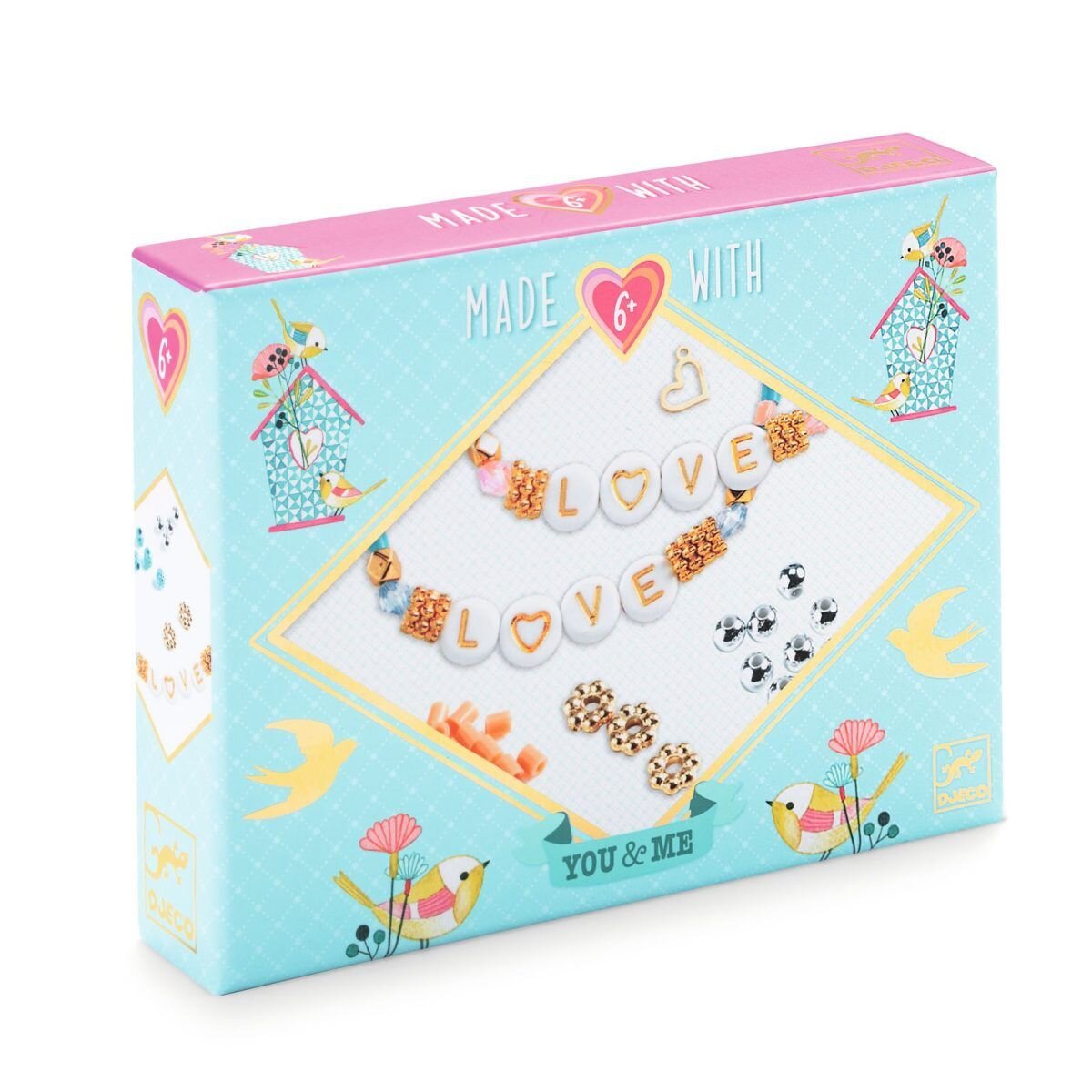 Djeco Schmuck basteln: Buchstaben