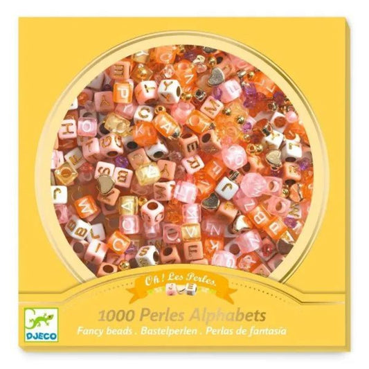 Djeco Schmuck basteln: Buchstaben Gold