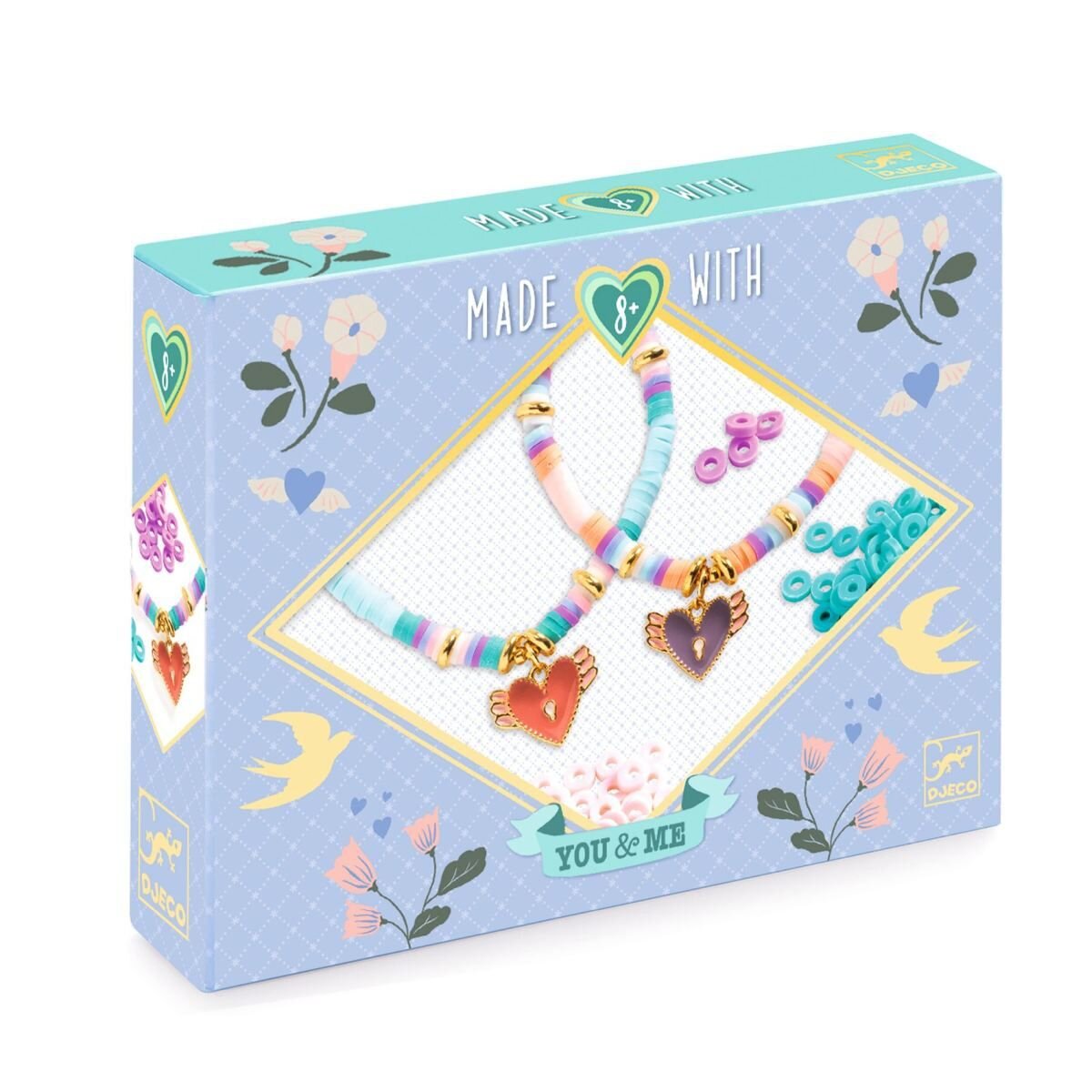 Djeco Schmuck basteln: Herzen & Flügel