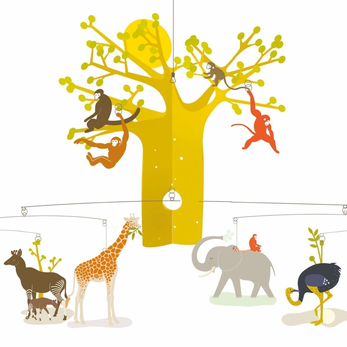 Djeco Spardose Vögel