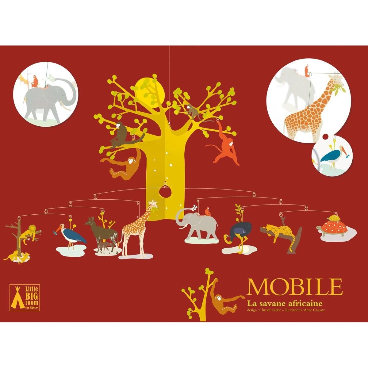 Djeco Spardose Vögel