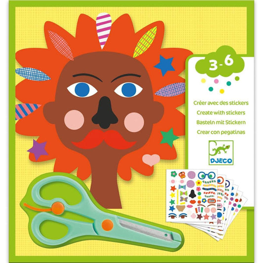 Djeco Sticker: Frisuren